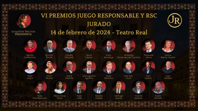 TEATRO REAL, JURADO, PREMIOS JUEGO RESPONSABLE, JACQUELINE MECINAS