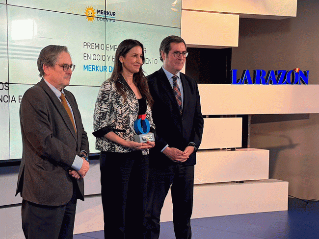 MERKUR DOSNIHA, YOLANDA BARQUEROS, PREMIOS LA RAZON, EXCELENCIA EMPRESARIAL, CEOE, ANTONIO GARAMENDI, FRANCISCO MARHUENDA