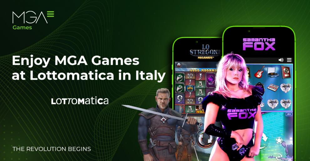 MGA Games se alía con Lottomatica y consolida su presencia en Italia