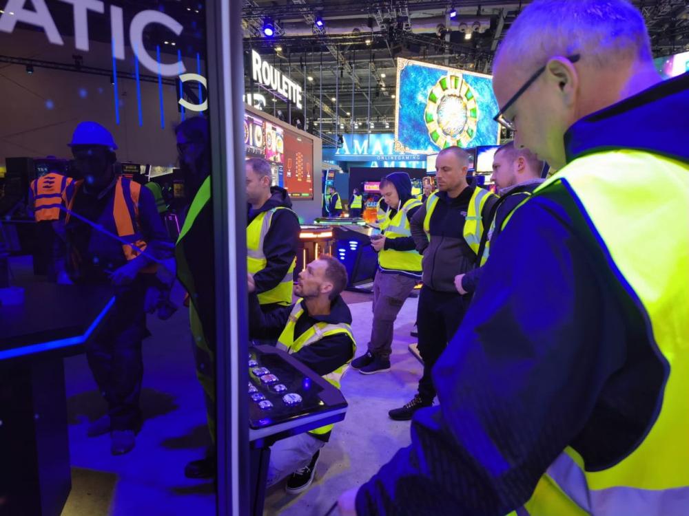 NOVOMATIC ha colocado 300 máquinas en su stand de ICE 2024