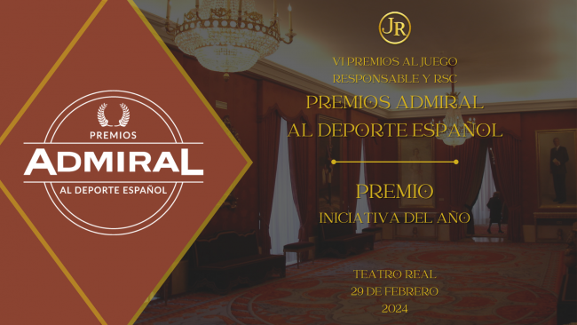 Novomatic Spain, Premio por Mejor Iniciativa en Responsabilidad Social Corporativa en la VI Gala de los Premios al Juego Responsable en el Teatro Real de Madrid