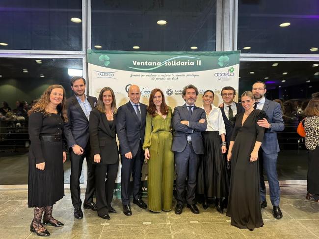 David Plumi y Francisco Feijóo del Grupo Luckia en la Gran Cena Benéfica de PALEXCO

