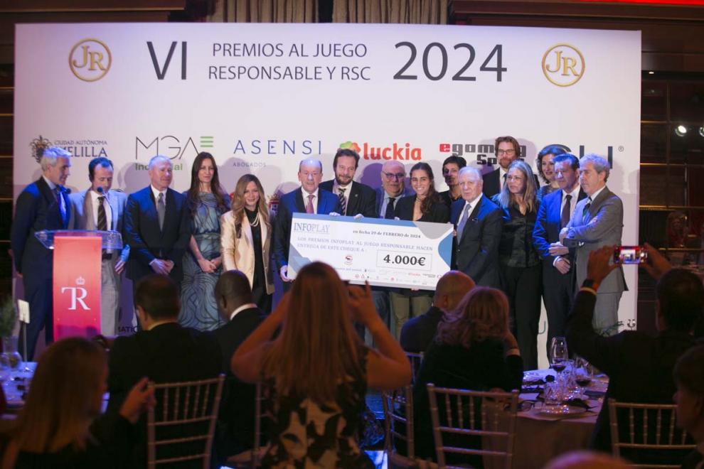 JUEGO RESPONSABLE, PREMIOS JUEGO RESPONSABLE, TEATRO REAL, FUNDACIÓN KIRIRA, PATROCINADORES, JACQUELINE MECINAS, Asensi Abogados GLI MGA E-Gaming Spain Luckia Ciudad Autónoma de Melilla Novomatic Merkur Dosniha