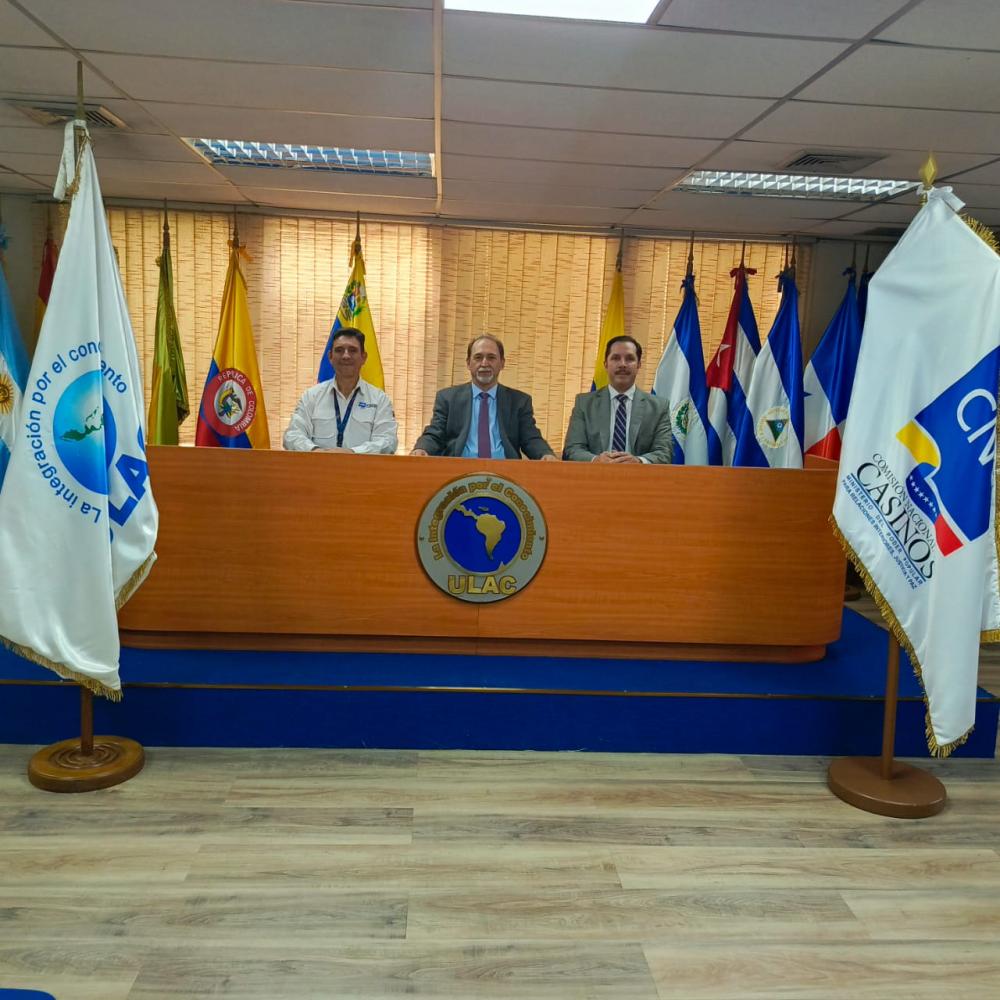 VENEZUELA:
Firma del convenio marco de cooperación entre la Universidad Latinoamericana y del Caribe y la Comisión Nacional de Casinos