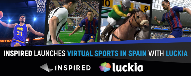 LUCKIA LIDERA EL LANZAMIENTO DE DEPORTES VIRTUALES EN ESPAÑA CON INSPIRED