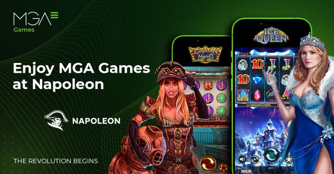 MGA Games slots are now integrated and available for Belgian users.