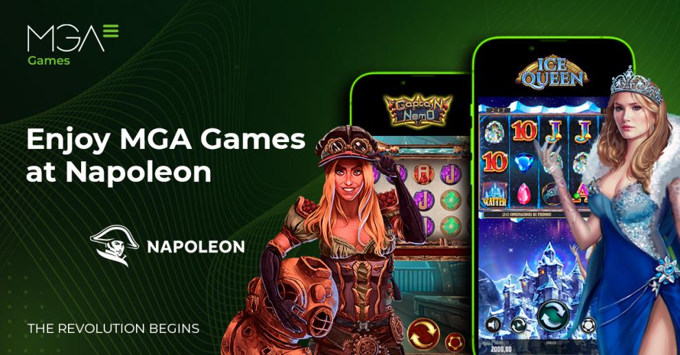 MGA Games slots are now integrated and available for Belgian users.