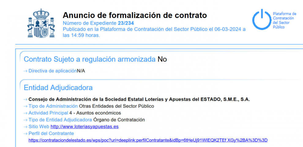 SELAE firma acuerdo de patrocinio de 500.000 euros con el Comité Paralímpico Español