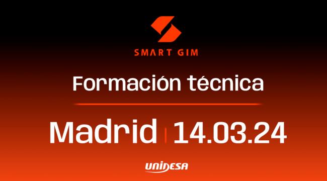 ¡YO NO ME LO PERDERÍA! Nueva formación técnica de UNIDESA en Madrid sobre Smart Gim