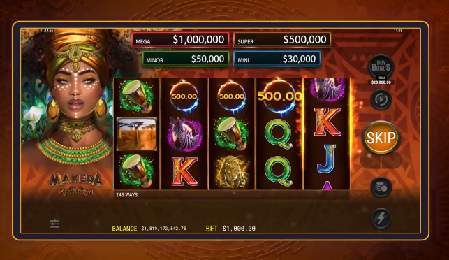 Zitro Digital presenta el VÍDEO de su nuevo slot Makeda