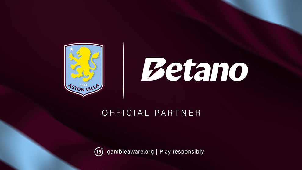 Betano, patrocinio, Aston Villa