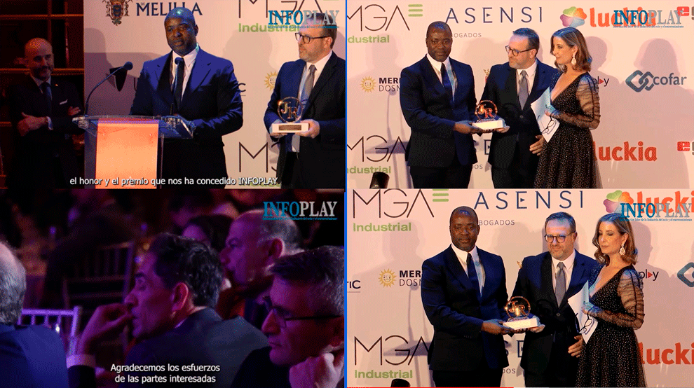 Interpol, Premio, Gala de Juego Responsable de Infoplay, Isaac OGINNI, Claudio Marinelli, Teatro Real