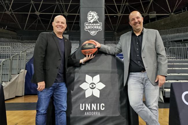 El BC MoraBanc Andorra y UNNIC Andorra llegan a un acuerdo de patrocinio 