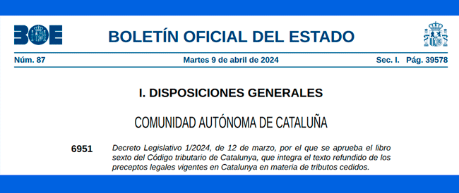 El BOE publica hoy la entrada en vigor de la reforma tributaria del juego en Cataluña