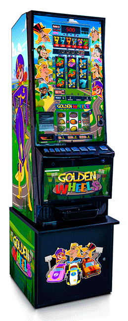 Estreno en INFOPLAY: R. Franco presenta la nueva imagen comercial de lo mejor para los bares: Golden Wheels