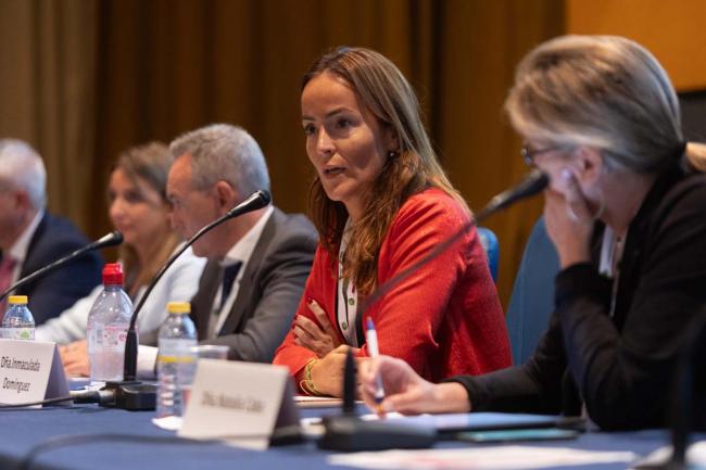 Inmaculada Domínguez Calomarde preside la clausura de la Junta Directiva de la Confederación Española de Organizaciones de Empresarios del Juego del Bingo (CEJ)