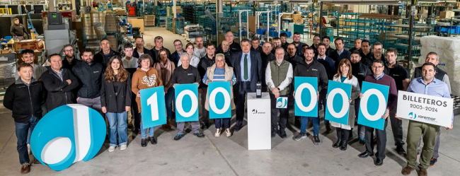 Jofemar ya comercializa sus lectores de billetes BT11 en más de 80 países mientras celebra la producción de más de 100.000 unidades