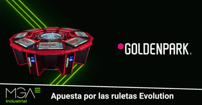 Las salas GoldenPark apuestan por la Ruleta Evolution de MGA