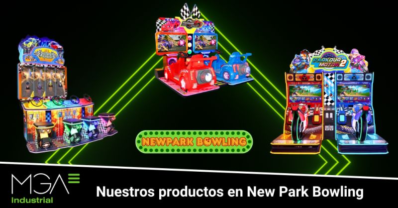 New Park Bowling se renueva con máquinas de última generación temáticas de carreras de MGA ARCADE