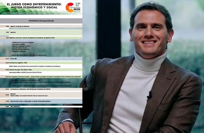ANESAR publica el Programa del 11º Congreso con la participación especial de Albert Rivera