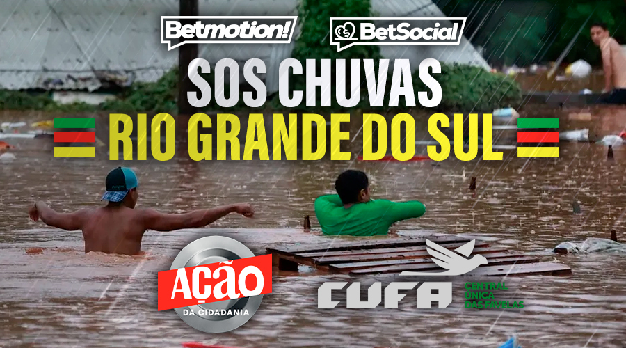 Betmotion lidera campaña para ayudar a las víctimas de las inundaciones en Rio Grande do Sul