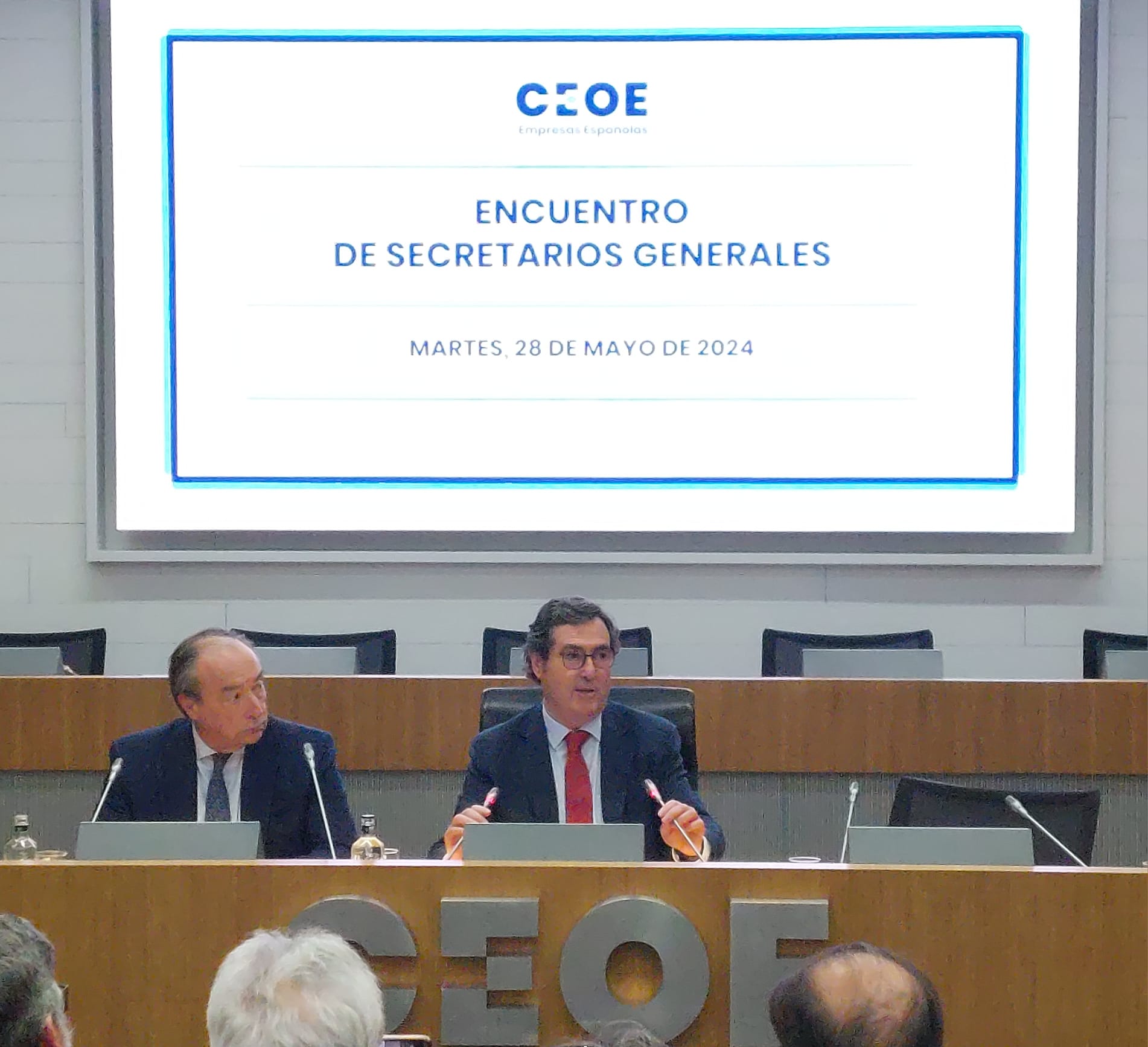 CLUB DE CONVERGENTES en el encuentro de Secretarios Generales de CEOE