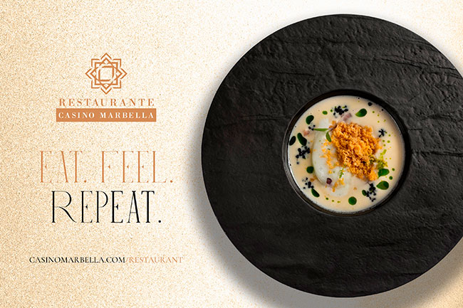 El Restaurante Casino Marbella lanza exquisitos nuevos platos bajo el Lema 