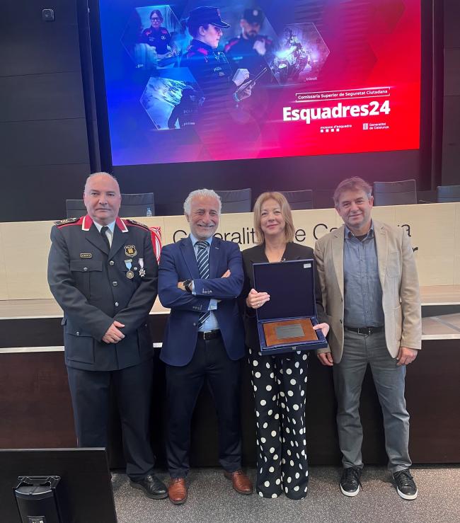 Los Mossos d’Esquadra premian a Europer por su “colaboración activa y desinteresada” con la Unidad Central de Juego y Espectáculos
