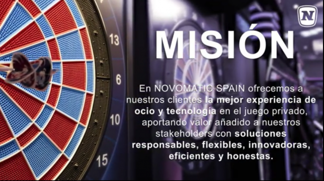 NOVOMATIC Spain Presenta su Misión, Visión y Valores
VEAN EL VÍDEO