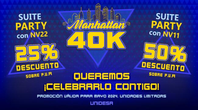 UNIDESA celebra la venta de 40.000 unidades de MANHATTAN con promociones exclusivas en FIJMA ¡AQUÍ ESTÁN!