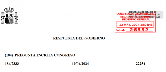 El Gobierno responde sobre la Regulación de las Cajas Botín 