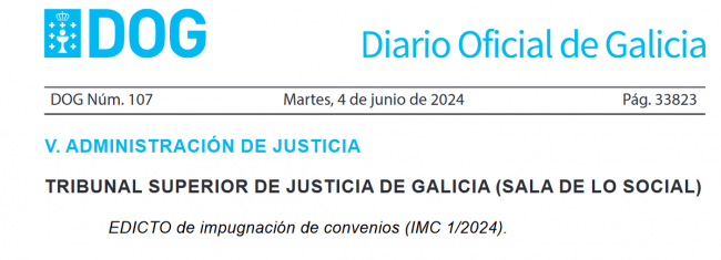 El Tribunal Superior de Justicia de Galicia anula el Artículo del Convenio Colectivo de Bingos