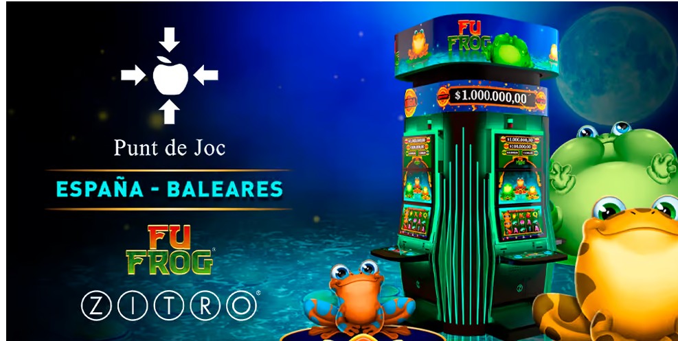 FU FROG DE ZITRO LLEGA A LAS SALAS DE PUNT DE JOC EN BALEARES