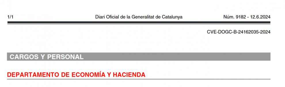 HOY EN EL DIARIO DE CATALUÑA: Cese de Montserrat Pérez Manubens como Jefa del Servicio de Control de Juego y Apuestas
