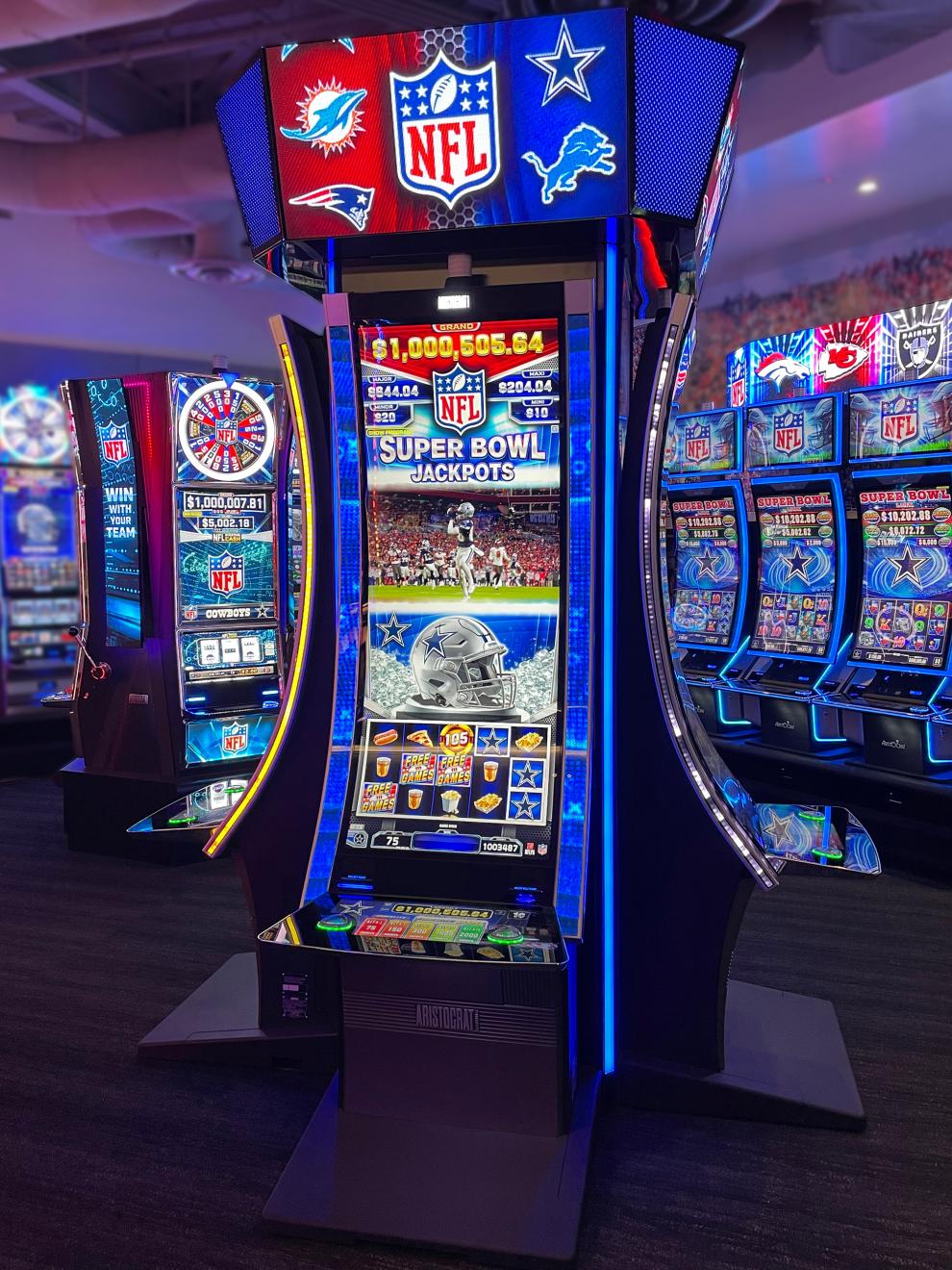 ARISTOCRAT GAMING, DALLAS, CASINO, SALONES DE JUEGO
