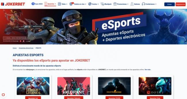 JOKERBET de VERAMATIC se adentra en los eSports