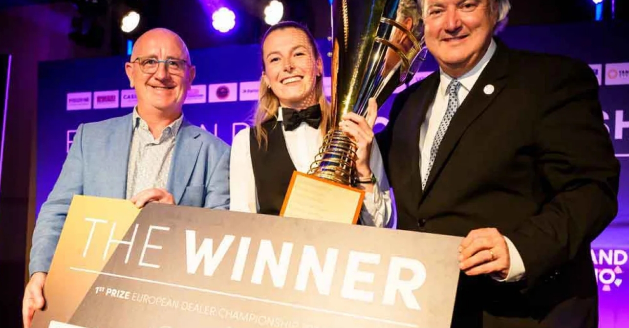 The Croupier Noemie Serra from Casino Monte-Carlo Crowned European Champion at the 16th Championship in Venlo