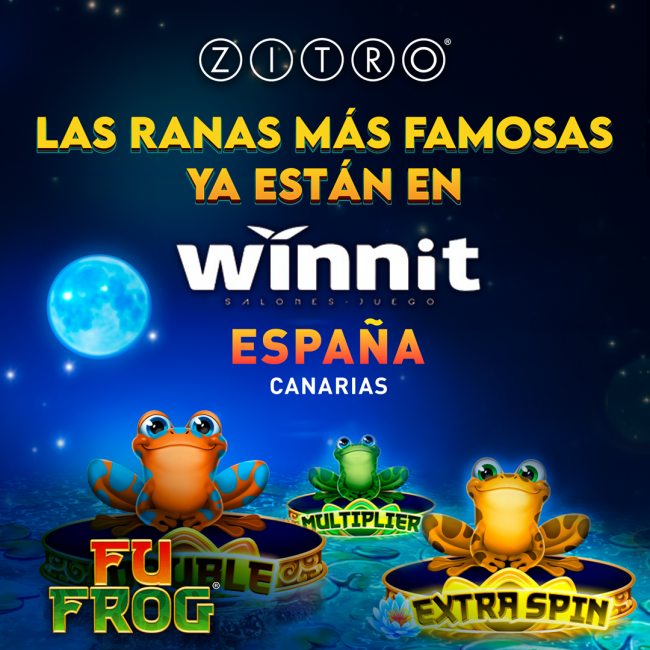 LAS RANITAS DE ZITRO REVOLUCIONAN LOS SALONES WINNIT DE CANARIAS