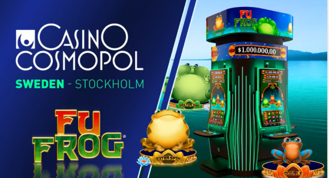 Las ranistas FU FROG de ZITRO llegan al Casino Cosmopol de Estocolmo