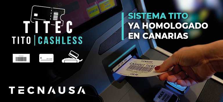 TITEC de Tecnausa ya dispone de la homologación para funcionar con el SISTEMA TITO en los salones de Canarias.