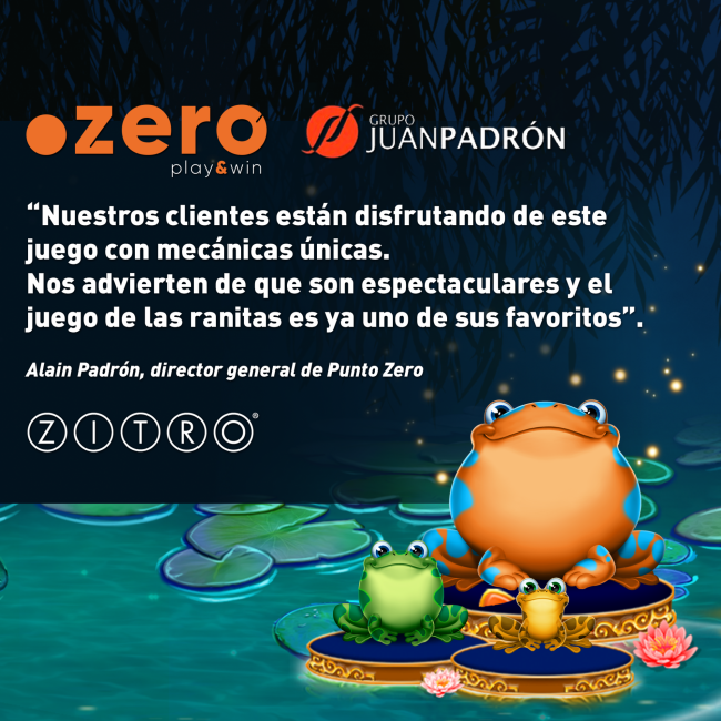 ZITRO FU FROG YA CAUTIVA EN LOS SALONES PUNTO ZERO DE CANARIAS