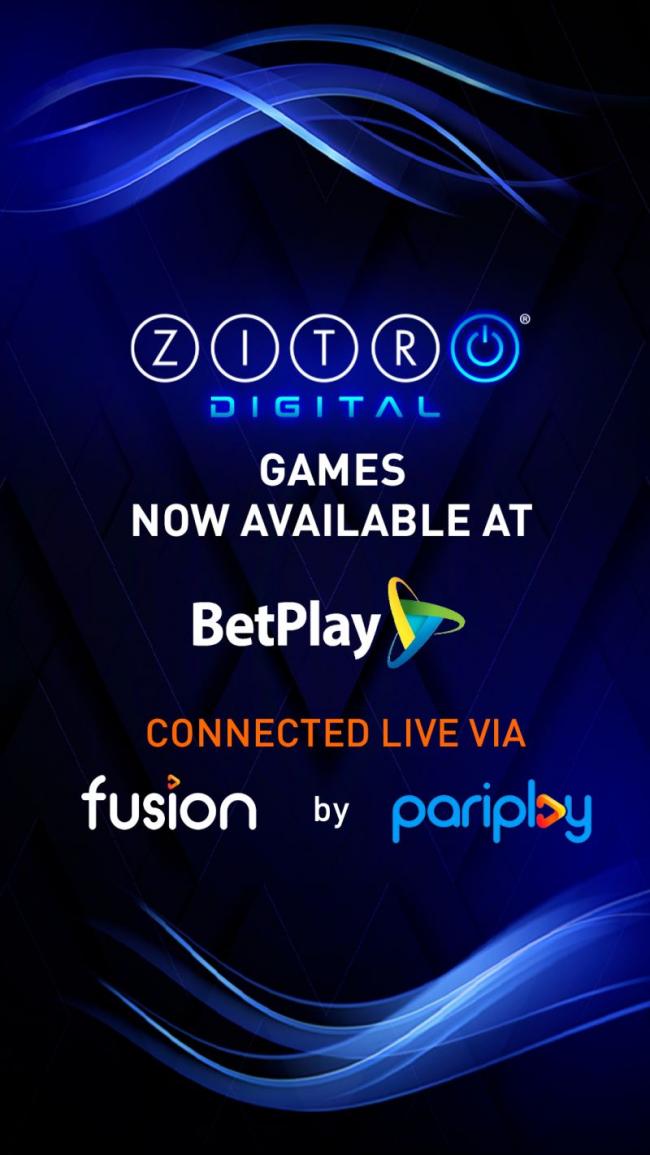 Zitro Digital expande su catálogo a BetPlay Colombia 