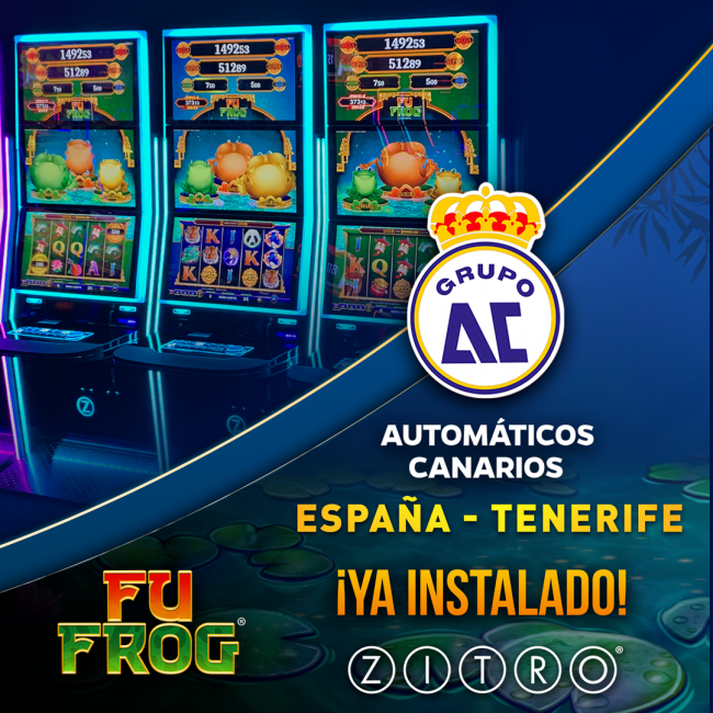 AUTOMÁTICOS CANARIOS TENERIFE CELEBRA LA LLEGADA DE FU FROG DE ZITRO