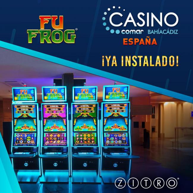Casino Bahía de Cádiz salta de alegría con Fu Frog de Zitro