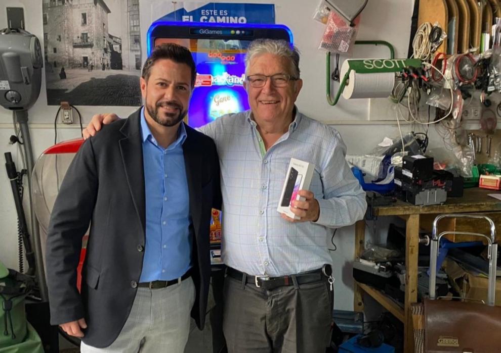 Ismael Ortiz de QUISA SL, ganador del Sorteo IPS