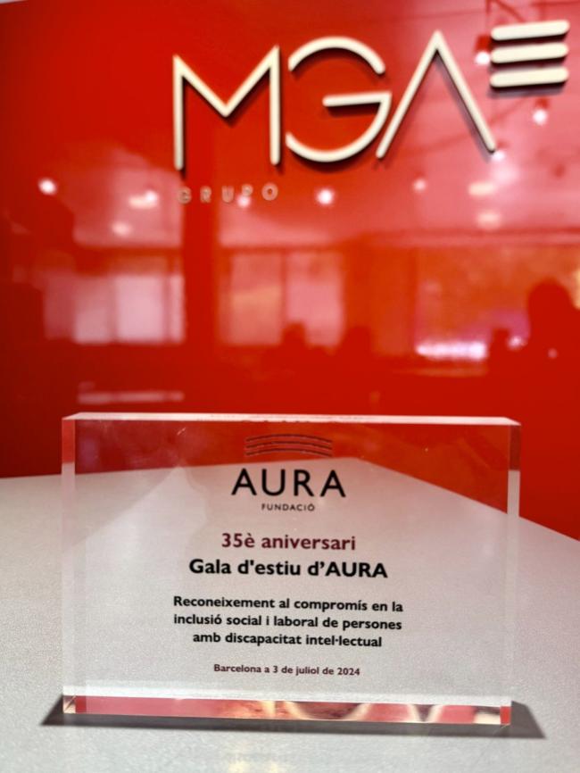 MGA recibe un importante reconocimiento por la Inclusión Laboral de Personas con Discapacidad