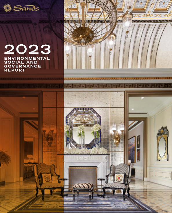Sands Releases its 2023 Environmental, Social and Governance Report