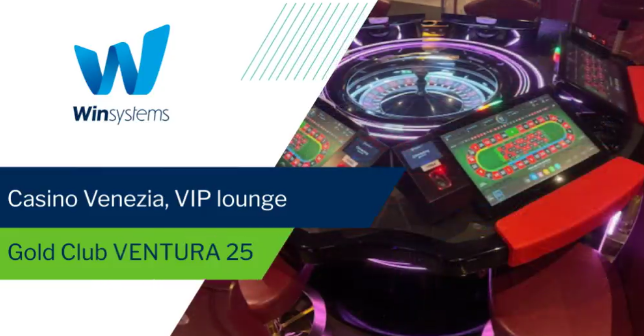 Win Systems celebra la instalación de la Gold Club Ventura 25 en el Casinò Municipale di Venezia VÍDEO