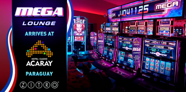 ZITRO LAUNCHES ITS MEGA LOUNGE AT HOTEL CASINO ACARAY IN PARAGUAY