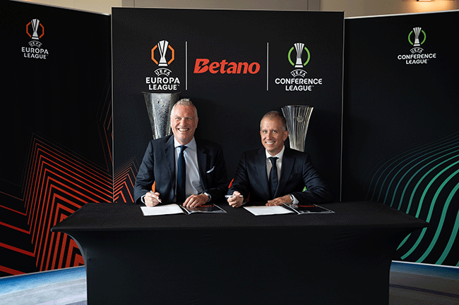 Betano se convierte en patrocinador global oficial de la UEFA Europa League y la UEFA Conference League